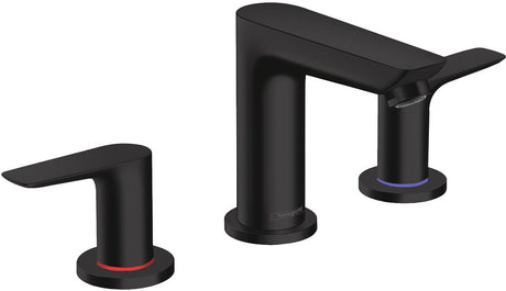 Hansgrohe talis e Robinet pour lavabo 3 trous avec vidage noir mat