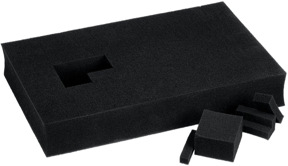 Kit d'inserts en mousse à grille d'origine Einhell pour le système e-case (mousse à grille comme insert adapté au boîtier du système -e-case - stockage sûr et adaptable pour les appareils sensibles)