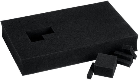 Kit d'inserts en mousse à grille d'origine Einhell pour le système e-case (mousse à grille comme insert adapté au boîtier du système -e-case - stockage sûr et adaptable pour les appareils sensibles)