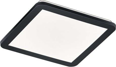 Rl live your light reality camillus - plafonnier - noir mat - incl. 1x SMD 16 W - dimmable avec interrupteur - ne convient pas pour variateur externe - montage mural et plafond - éclairage de salle de bain