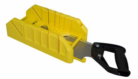 Boîte à onglets Stanley plastique avec scie à onglets l350mm l143mm h95mm - 1-19-800