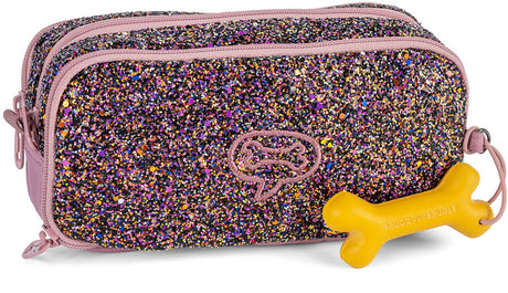 Stones and bones rowan 2.0 - trousse - trousse pour enfant - 3 compartiments - glamour - lilas