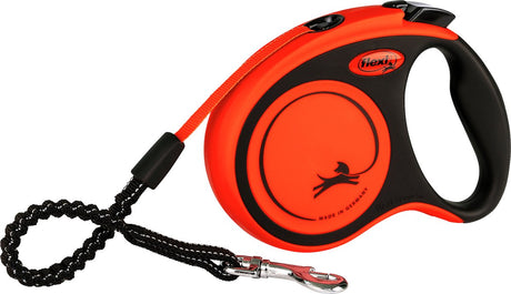 Flexi xtreme - laisse rétractable pour chien - orange - s - 5 mètres