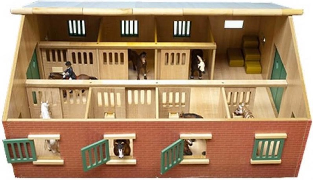 Écurie pour enfants globe avec 7 boxes, 1:24