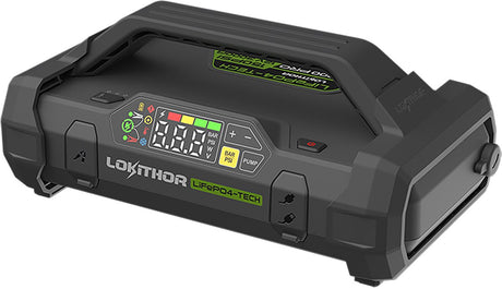 Lokithor ja3000 pro jump starter 3000a - 12v - compresseur d'air - banque d'alimentation - lampe de poche LED - pour voiture, moto, bateau, SUV