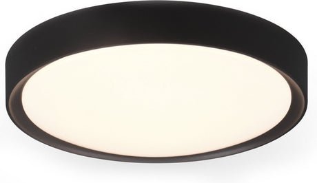 Trio clarimo - plafonnier - noir mat - incl. 1x SMD 18w - montage au plafond - source lumineuse non remplaçable - non dimmable - éclairage de salle de bain