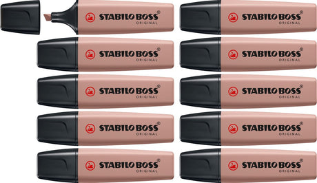 Stabilo boss original - surligneur - ambre - boîte de 10 pièces