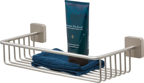 Tiger onu - support de douche - panier de douche - acier inoxydable brossé