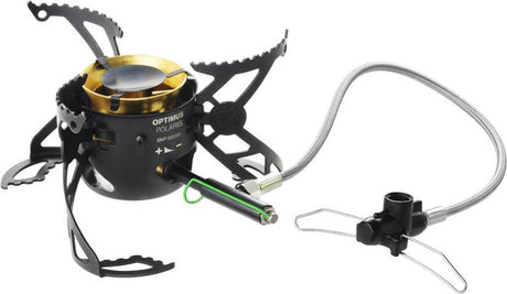 Optimus en optimus polaris optifuel - brûleur à gaz à essence - acier inoxydable - noir