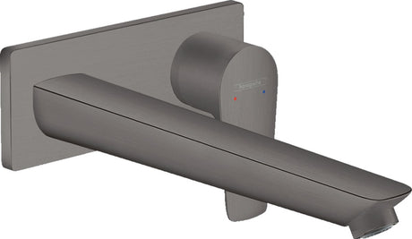Hansgrohe talis e - mitigeur de lavabo - commande monocommande - avec bouchon de vidange - taille 225 mm - chrome noir brossé