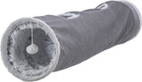 Trixie tunnel de jeu pour chat Harvey Velvet peluche gris