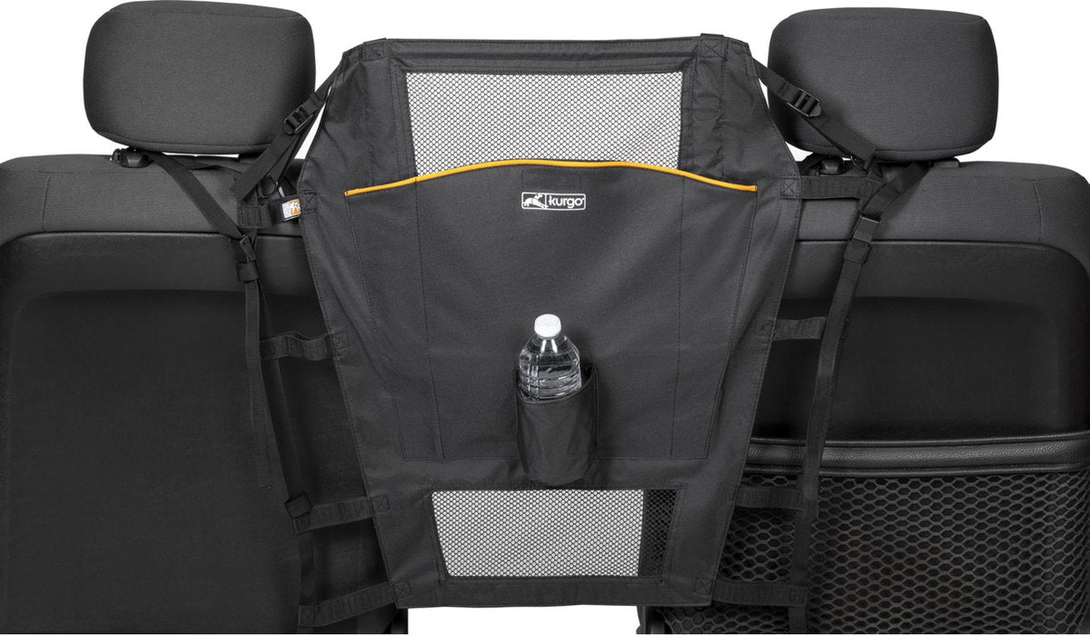 Kurgo barrière de siège arrière - accessoire de voiture pour chien - noir