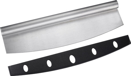 Couteau à bascule à pizza Westmark easy - couteau à bascule pour pizzas, idéal pour couper sans effort la pizza ou la tarte flambée - acier inoxydable, pp
