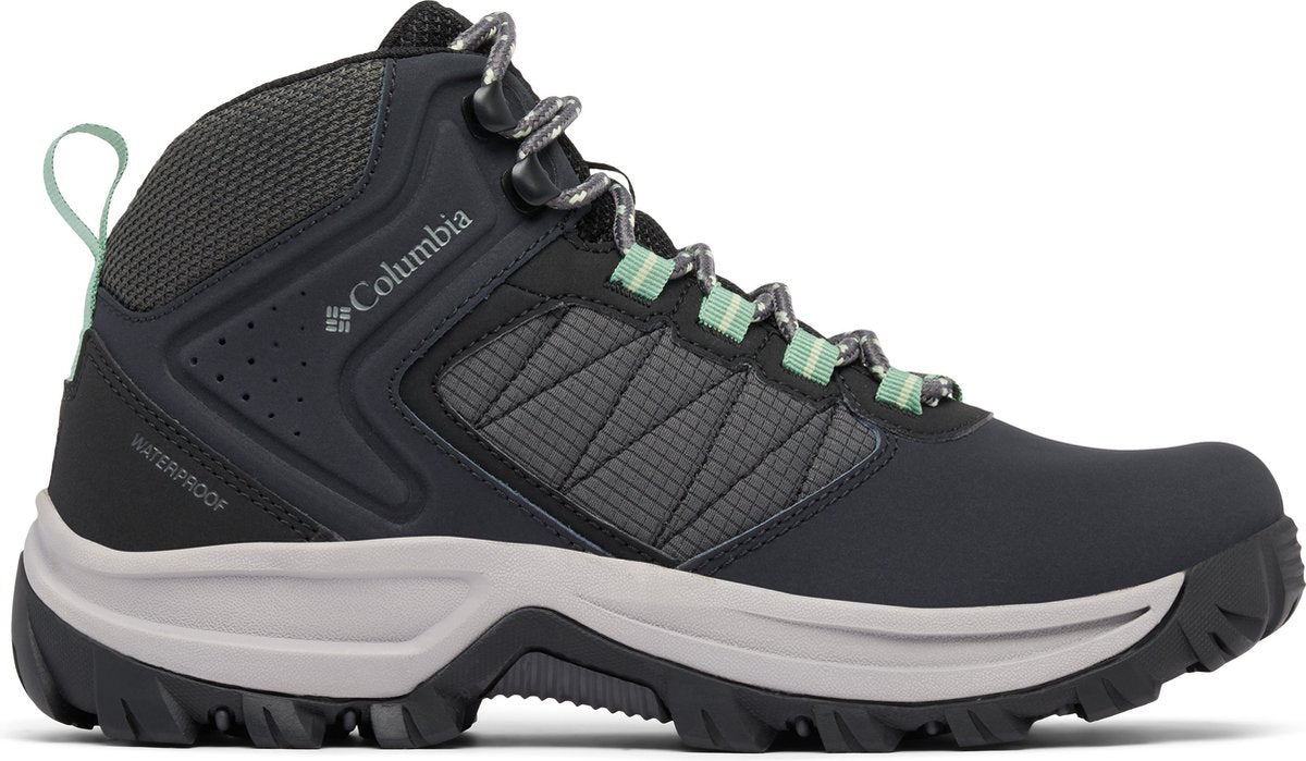 Chaussures de randonnée imperméables femme Columbia transverse randonnée noir