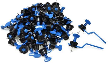 Kit de nivellement de carrelage Geko - 100 clips + 2 clés - réutilisable - augmentant l'efficacité