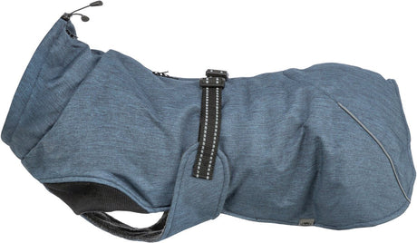 Manteau pour chien Trixie - bleu foncé 50cm - hydrofuge, doublure polaire, éléments réfléchissants