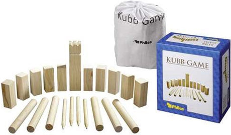 Jeu kubb en pin Philos original 31x28cm