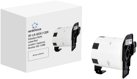 Renkforce RF-6027500, blanc, étiquette d'imprimante autocollante, étiquette continue, rouleau, papier, thermique direct