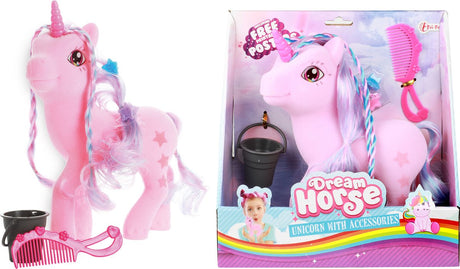 Licorne cheval de rêve avec accessoires