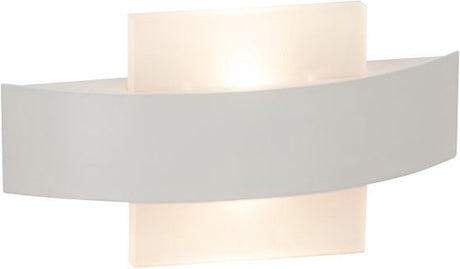 Solution brillante - applique - blanc