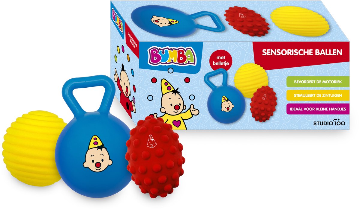 Ensemble de balles sensorielles Studio 100 bumba