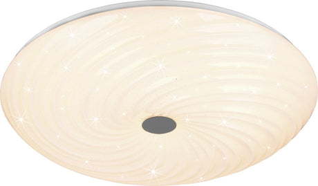 Rl vis ta lumière réalité gravité - plafonnier - blanc - incl. 1x SMD 45w - variateur intégré - couleur de lumière réglable - télécommande