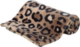 Trixie couverture pour chien leo peluche douce imprimé léopard marron