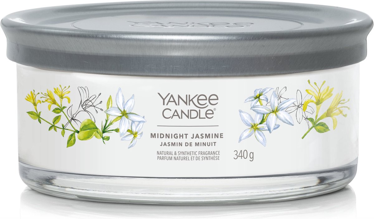 Bougie Yankee - gobelet à 5 mèches signature jasmin de minuit