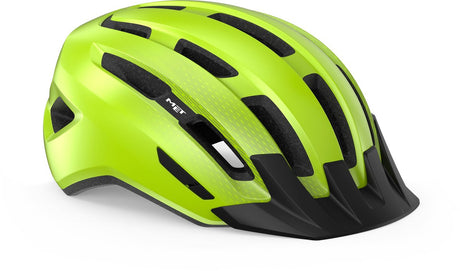 With Downtown mips casque de vélo hommes femmes - casque de vélo vélo de course adultes - vélo électrique - trekking - taille s m (52-58cm) - jaune fluo (jaune)
