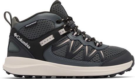 Columbia youth peakfreak rush™ mid waterproof unisex wandelschoenen - black, grill