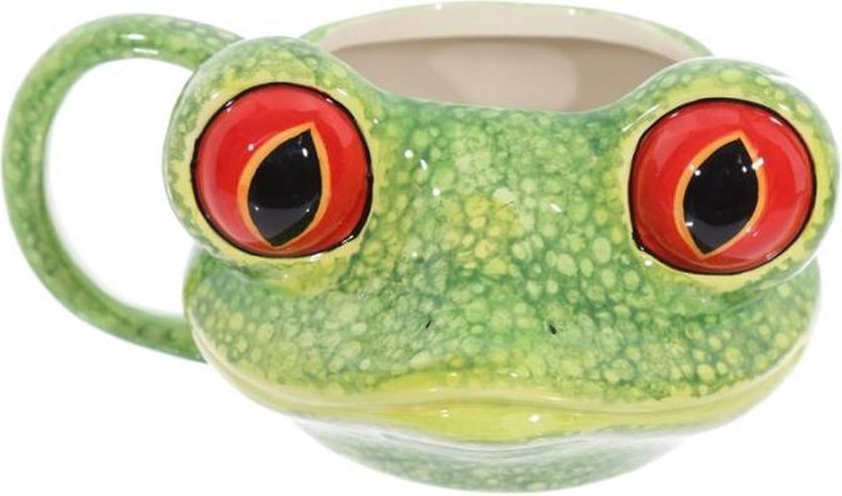Mug en céramique en forme de rainette