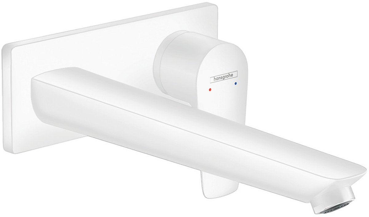 Hansgrohe talis e - mitigeur de lavabo - commande monocommande - avec bouchon de vidange - taille 225 mm - blanc mat