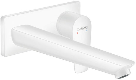 Hansgrohe talis e - mitigeur de lavabo - commande monocommande - avec bouchon de vidange - taille 225 mm - blanc mat