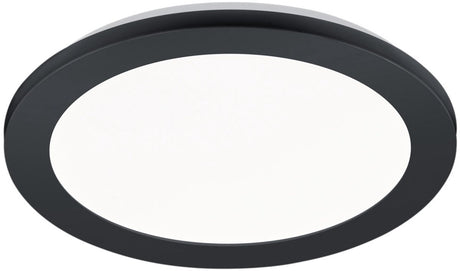 Rl live your light reality camillus - plafonnier - salle de bain - noir - step dim - 26cm