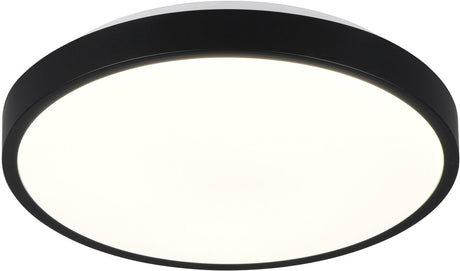 Rl live your light Reality Slope - plafonnier - noir mat - incl. 1x SMD 10,5 W - montage mural et plafond