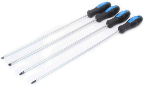 Jeu de tournevis extra longs Satra 4 pièces, 450 mm de long
