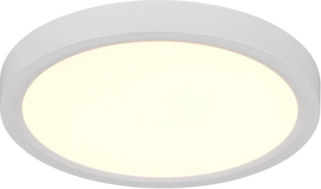 Rl live your light reality draco - plafonnier - blanc mat - incl. 1x SMD 18 W - dimmable avec interrupteur - montage mural et au plafond - fonction mémoire via l'interrupteur mural - montage facile - dip - switch