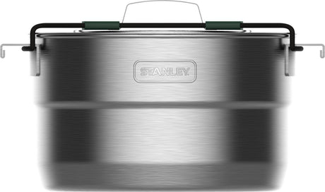 Ensemble de cuisine complet Stanley Adventure Basecamp Cook Set 3,5 L - Ensemble de 11 pièces - Poêle légère en acier inoxydable - Pour la randonnée, la randonnée et le camping - Casseroles de camping - Passe au lave-vaisselle