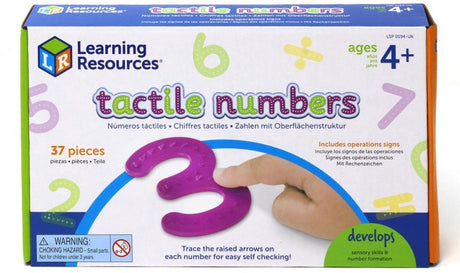 Ressources d'apprentissage chiffres et opérations tactiles - 3+