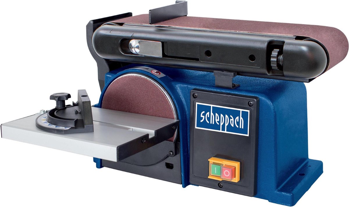 Scheppach bts900 - ponceuse à bande et à disque - 370w