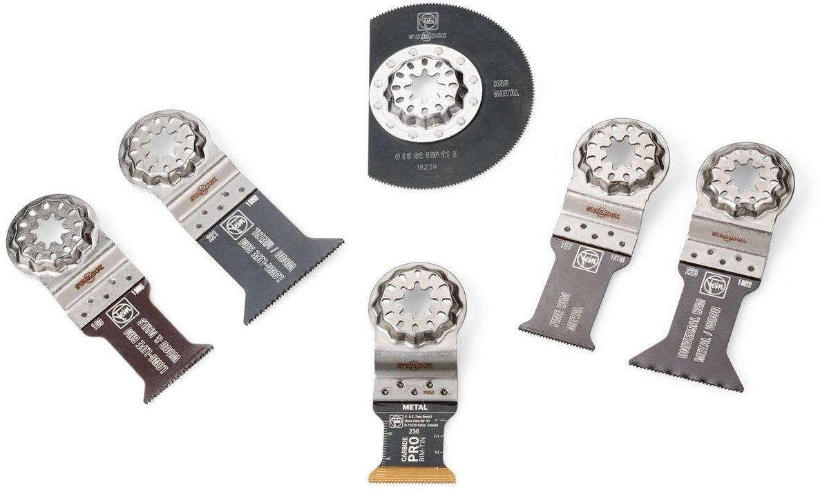 Fein best of starlock jeu de lames de scie à métaux 6 pièces - 35222967020