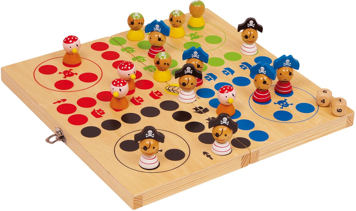 Small foot - île pirate ludo en bois