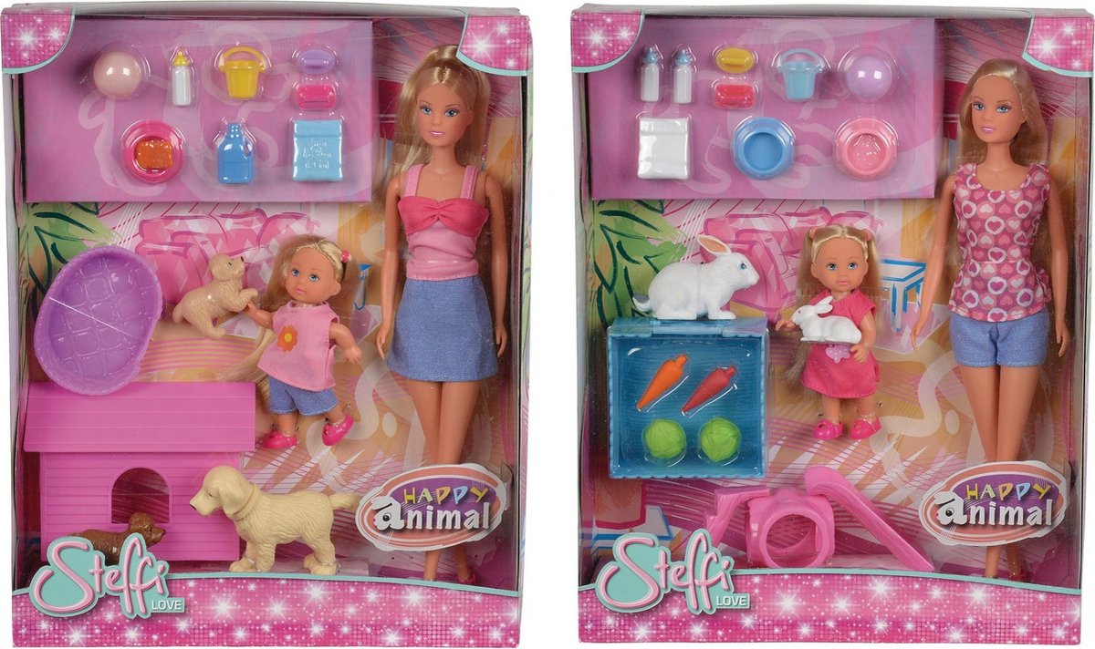 Simba Steffi Love Happy Animal sera expédié au hasard