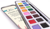 Ensemble de peinture aquarelle Nassau fine art nassau, 18 couleurs