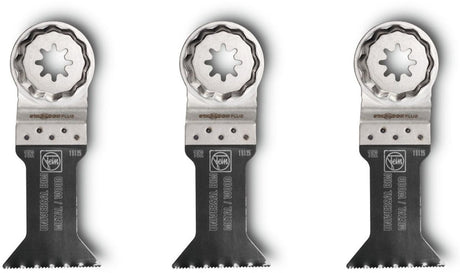 Fein e-cut universel starlock plus sägeblatt 3 pcs. 60 x 44 mm (63502152220) bimétallique