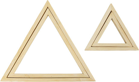 Société créative https : www.ccobby.nl frames-driehoek-size-9x12-18x21-cm-2-piece-1-box