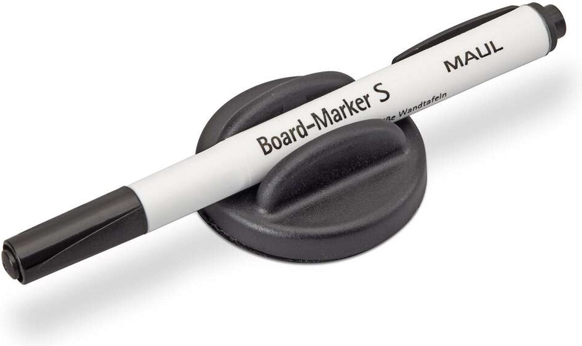 Maul – gomme pour tableau blanc avec marqueur pour tableau blanc, noir s, magnétique