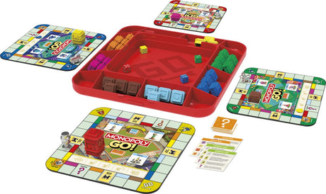 Jeu de société Hasbro Monopoly Go - Jeu familial - Éducatif - 2-4 joueurs.