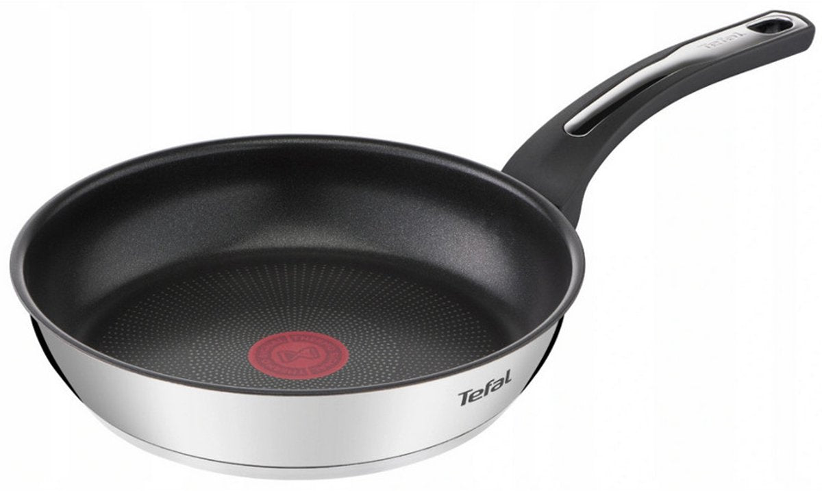 Poêle Tefal emotion - induction - inox - capteur de température - 24cm