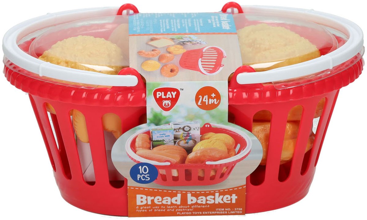 Panier Playgo avec du pain - 10 pcs.